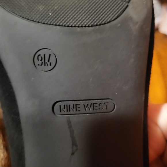 Nine West Women's Renold Black Suede Loafers Size 9 - Picture 5 of 6